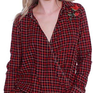 Taylor & Sage plaid long sleeve